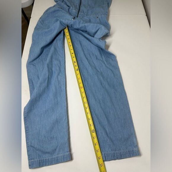 G STAR RAW Utility loose dungaree jumpsuit size M sleeveless light blue - Picture 13 of 16